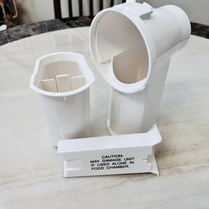 Presto Professional Salad Shooter Plus 0296001 Food Chamber Pusher OEM Lot Of 3